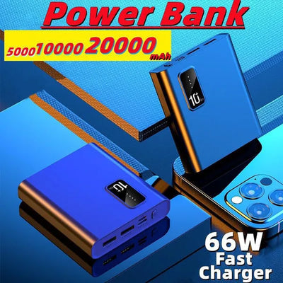 2024 New Hot-Selling Ultra-Large Capacity Mini Power Bank, Portable Power Bank, Supports Multi-Port Charging