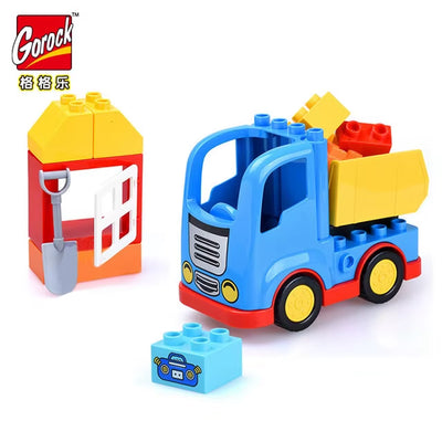 Classic Princess Big Size Building Block Family House Construction Building Blocks DIY Brick Figures Toy for Children Kids Gift