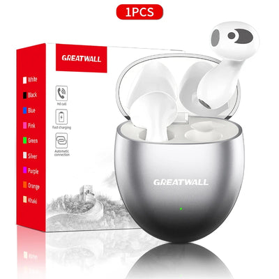 In-Ear Bluetoot Wireless Headphones with Microphone Stereo Wireless Headphones Low Latency Long Standby Headphones