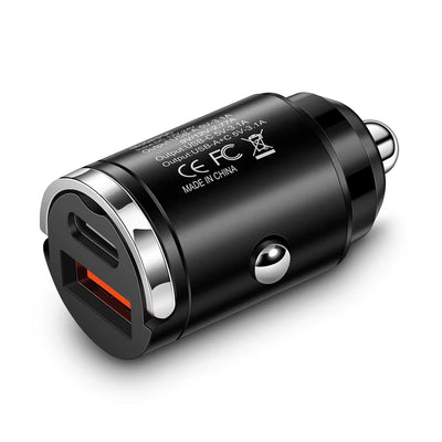 66W Car Charger Super Fast Charger Metal Car Charger Flash Charger Mini Pull Ring New Pd Car Charger Car Electronic