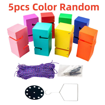 Team Collaboration Game Tower Style Building Outdoor Sports Toy Team Building Game Adult and Kid'S Sensory Sport Toys Party Game